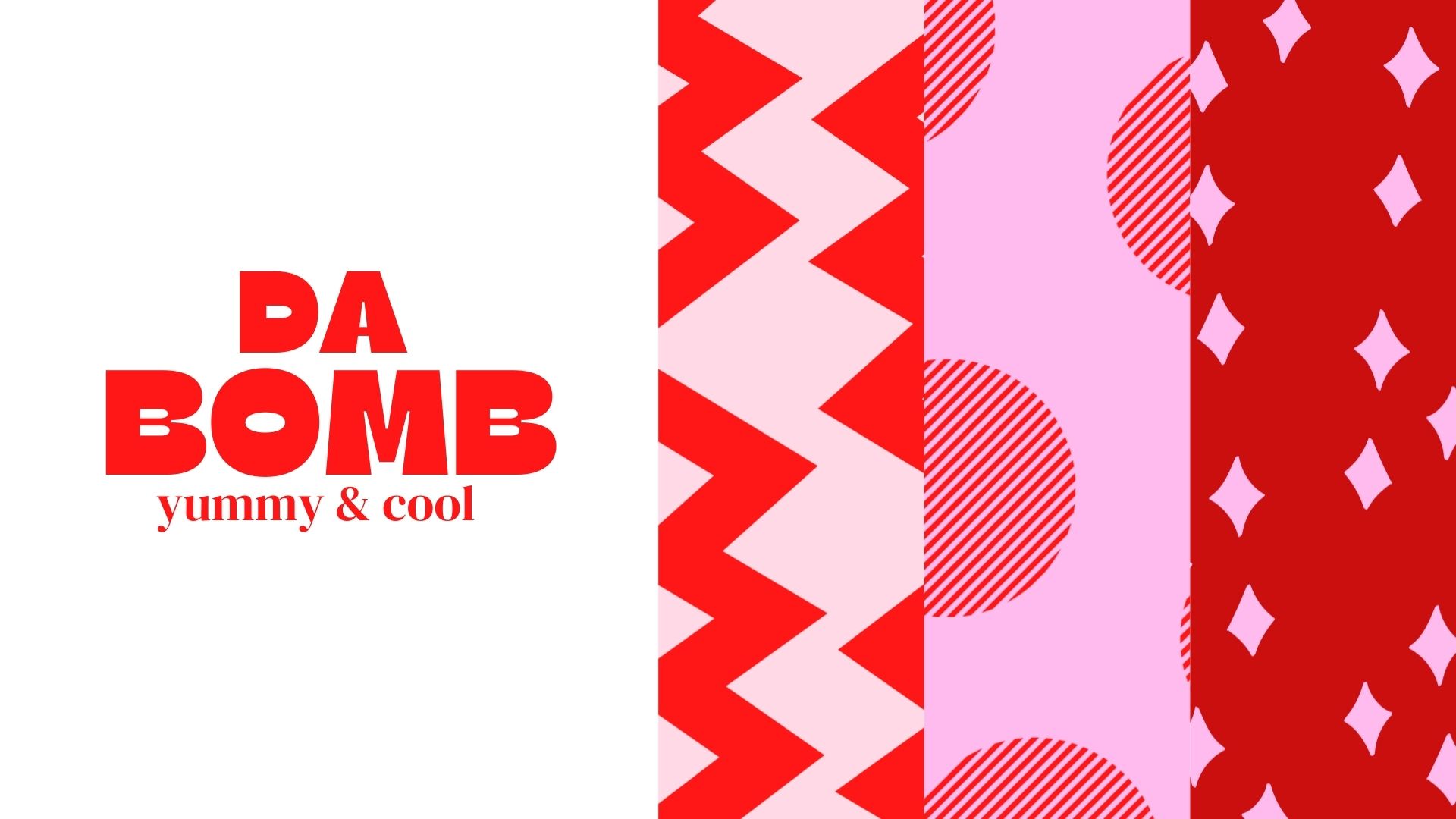 Logo y colores de la marca Da Bomb Coffee & Bakehouse